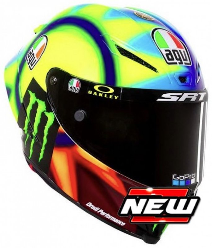 Modèle réduit Agv Casque Valentino Rossi Motogp 2021 1 8 1 8