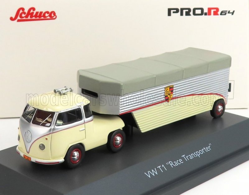 Schaalmodel Volkswagen T1b Continental Motors Porsche Car Transporter