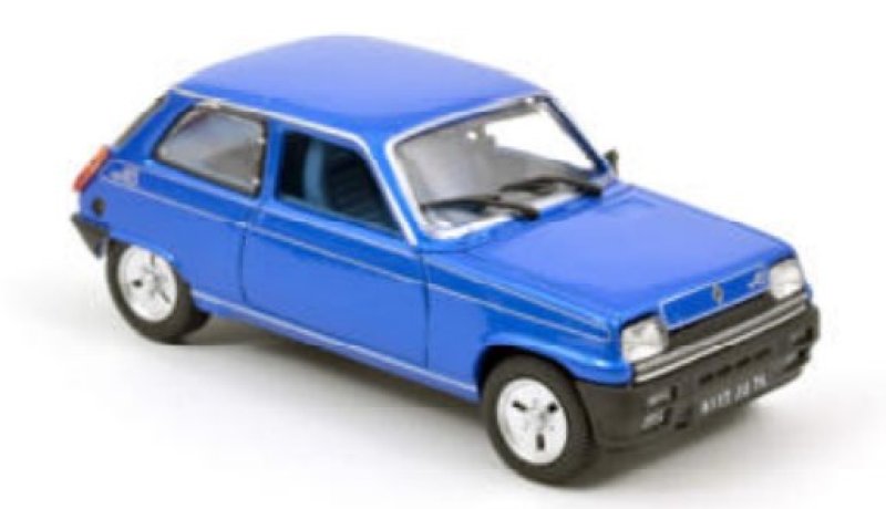 Schaalmodel Renault Alpine Blauw Norev