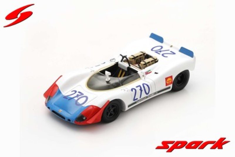 Schaalmodel Porsche 908 2 N270 2nd Targa Florio 1969 V Elford U