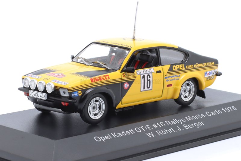 Schaalmodel Opel Kadett C Gt E Night Version N 16 4th Rally