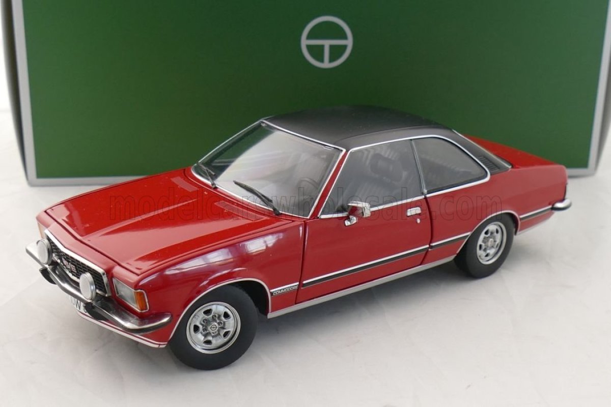 Schaalmodel Opel Commodore B Gs E Coupe Rood