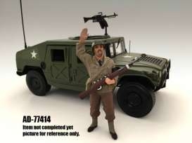 Figuur WWII US Military Police Met Geweer