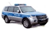 Mitsubishi Pajero 2012 police Germany