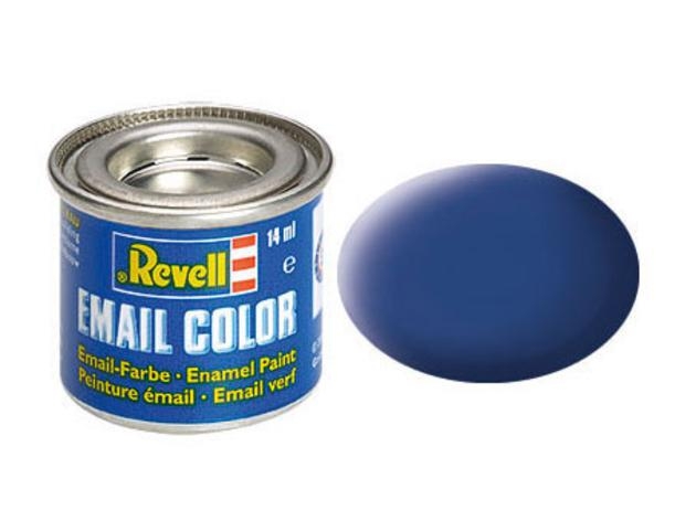 Verf Donker Blauw, Mat RAL 5000 14 Ml-tin