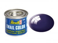 Peinture blue nuit,  brillant RAL 5022 14 ml-tin