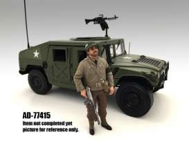 Figuur WWII US Military Police Met Geweer