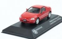 Honda Civic Del Sol 1992 rouge