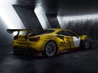 Ferrari 488 Modificata jaune , noir