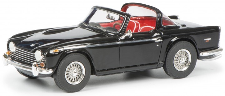 Triumph TR5 SURREY TOP - OPEN TOP , zwart