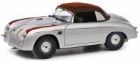 Porsche 356 SPEEDSTER HARD TOP OUTLAW ,zilver ,rood