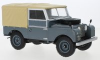 Land Rover Series I, Donker grijs/matt-beige, RHD, gesloten, 1957