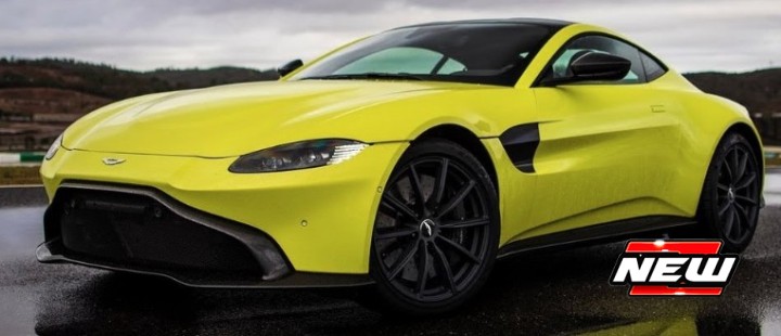 Aston Martin Vantage 2019 , Lime Essence , zwart d