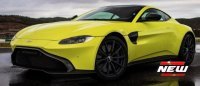 Aston Martin Vantage 2019 , Lime Essence , toit noir carbon