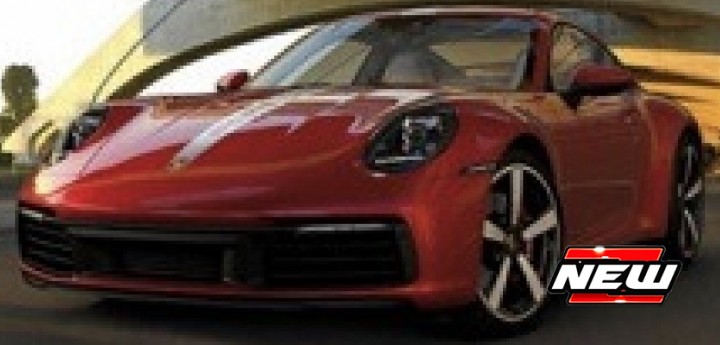 Porsche 911 CARRERA 4S 2019 rood