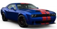 DODGE CHALLENGER SRT COUPE SUPER STOCK 2021 - INDINGO BLUE RED