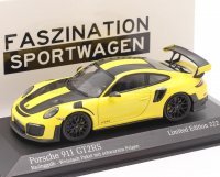 PORSCHE 991-2 GT2 RS WEISSACH PACKAGE 2018 - geel ,zwart