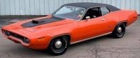 Plymouth GTX Hardtop 1971  ,rouge , noir