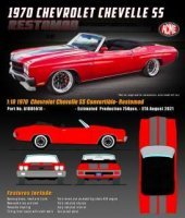 Chevrolet Chevelle SS Convertible 1970 , rood ,grijs