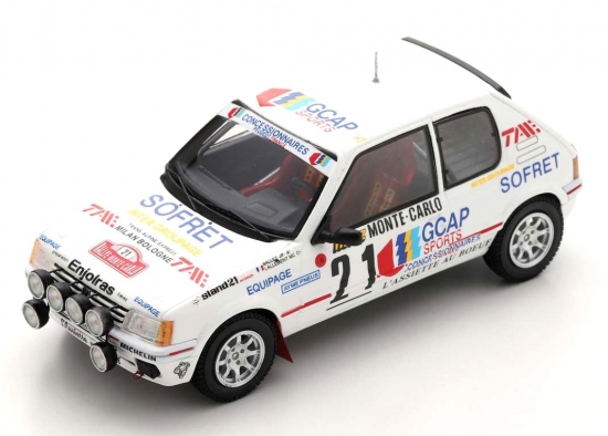 PEUGOET 205 GTI N°21 3th RALLYE MONTE CARLO 1988 