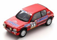 PEUGEOT 205 GTI N°132 RALLYE MONTE CARLO 1986 FRANÇOIS DELECOUR - ANNE-CHANTAL PAUWELS