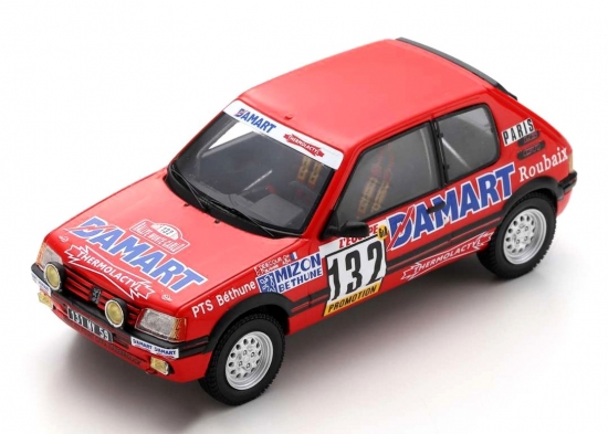 PEUGEOT 205 GTI N°132 RALLYE MONTE CARLO 1986 FRA