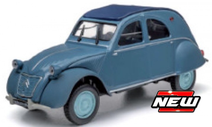 Citroen 2CV AZL 1959 blauw