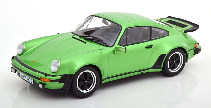 Porsche 930 3.0 Tu rbo 1976 groen metallic