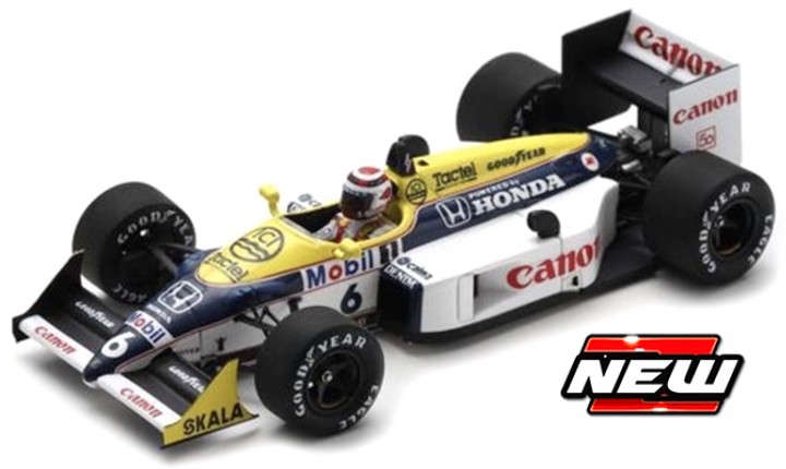 Schaalmodel Williams F1 Fw11b 6 Nelson Piquet Winner Hungary Gp 1987 1 43