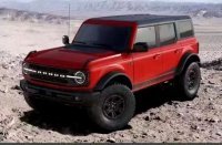 Ford BRONCO 4 DOORS WILDTRACK 2021 , rouge