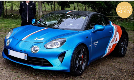 Alpine A110S Sidetrack 2021 - N°14 , blauw