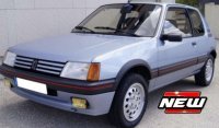 Peugeot 205 GTI 1.6 1988 , licht blauw