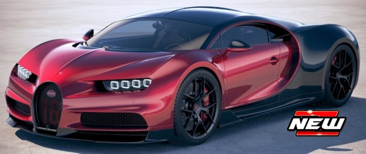 Bugatti CHIRON SPORT 2019 , rood , carbon