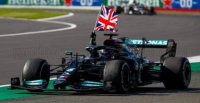 MERCEDES AMG F1 W12 E PERFORMANCE N44 PETRONAS FORMULA ONE TEAM WINNER GP ENGLAND 2021 , zwart/groen