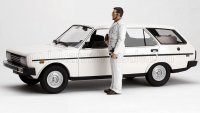 FIAT 131 PANORAMA SW 1981 - MOVIE - BIANCO ROSSO E VERDONE , met figuur