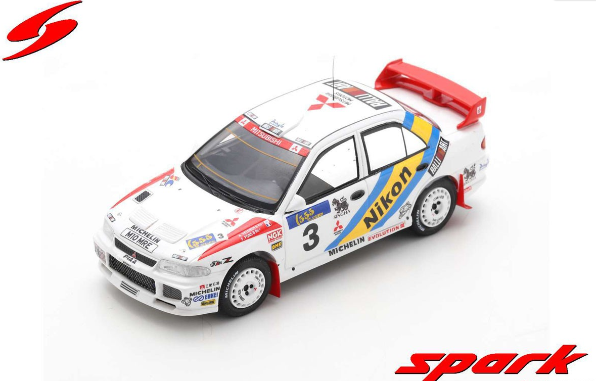 Mitsubishi Lancer Evolution III No.3 2e Rally Hong