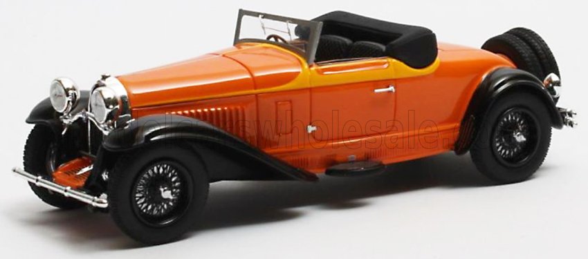 BUGATTI T46 DE VILLARS CABRIOLET OPEN 1930 - ORANJ