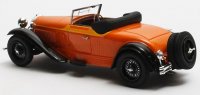 BUGATTI T46 DE VILLARS CABRIOLET OPEN 1930 - ORANGE , NOIR