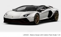 LAMBORGHINI ULTIMAE ROADSTER BIANCO ASOPO WITH CARBON PACK