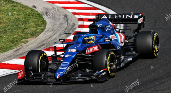 ALPINE F1 TEAM A521 FERNANDO ALONSO HUNGARIAN GP 2