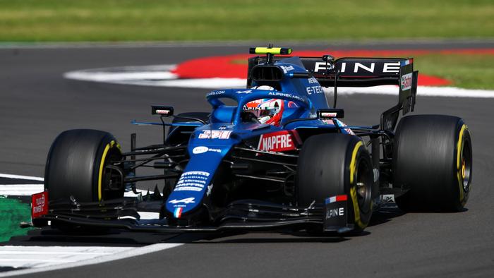 ALPINE F1 TEAM A521 ESTEBAN OCON WINNER HUNGARIAN 