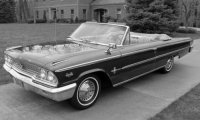 Ford Galaxie 500 XL Convertible, 1963 ,donker blauw