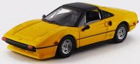 FERRARI - 308 GTS SPIDER CLOSED 1978 - PERSONAL CAR KENNY ROBERTS - JAUNE / NOIR