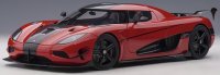 Koenigsegg AGERA RS CONVERTIBLE - HARD TOP 2015 , rood ,zwart