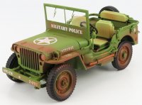 JEEP - WILLYS US ARMY OPEN MILITARY POLICE DIRTY VERSION 1944 - MILITARY GREEN MUD