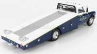 CHEVROLET - C-30 TRUCK RAMP CAR TRANSPORTER GOOD YEAR 1967 - BLANC / BLEU