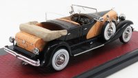 DUESENBERG - SJ J-562-2592 DUAL COWL PHAETON LA GRANDE UNION CITY BODY CO. OPEN 1935 - NOIR /  BEIGE