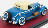 ISOTTA FRASCHINI - 8A SS CABRIOLET CLOSED CASTAGNA 1930 - BLAUW BEIGE