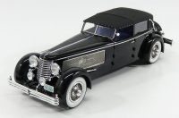 DUESENBERG - SJ TOWN CAR CONVERTIBLE CLOSED CHASSIS 2405 BY ROLLSON 1937 - PERSONAL CAR RUDOLF BAUER - NOIR