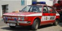 Tatra 613 Czechoslovakia Pompiers , 1979  rouge / blanc